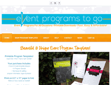 Tablet Screenshot of eventprogramstogo.com